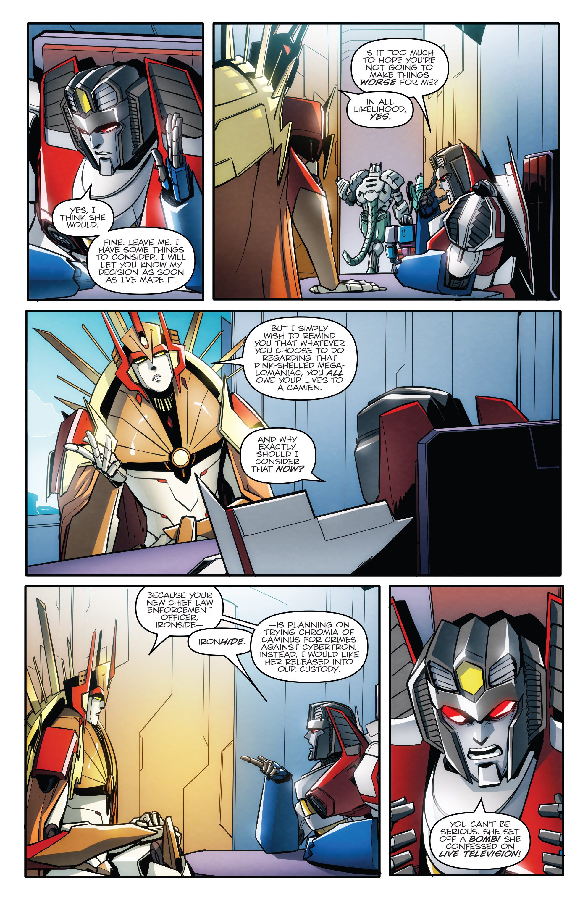 Read online Transformers: Till All Are One comic -  Issue #9 - 19
