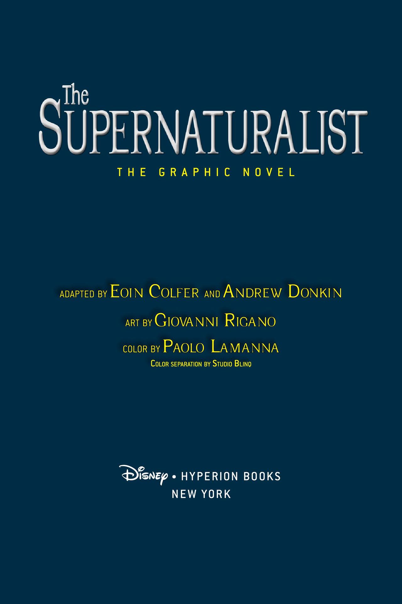 Read online The Supernaturalist comic -  Issue # TPB - 3