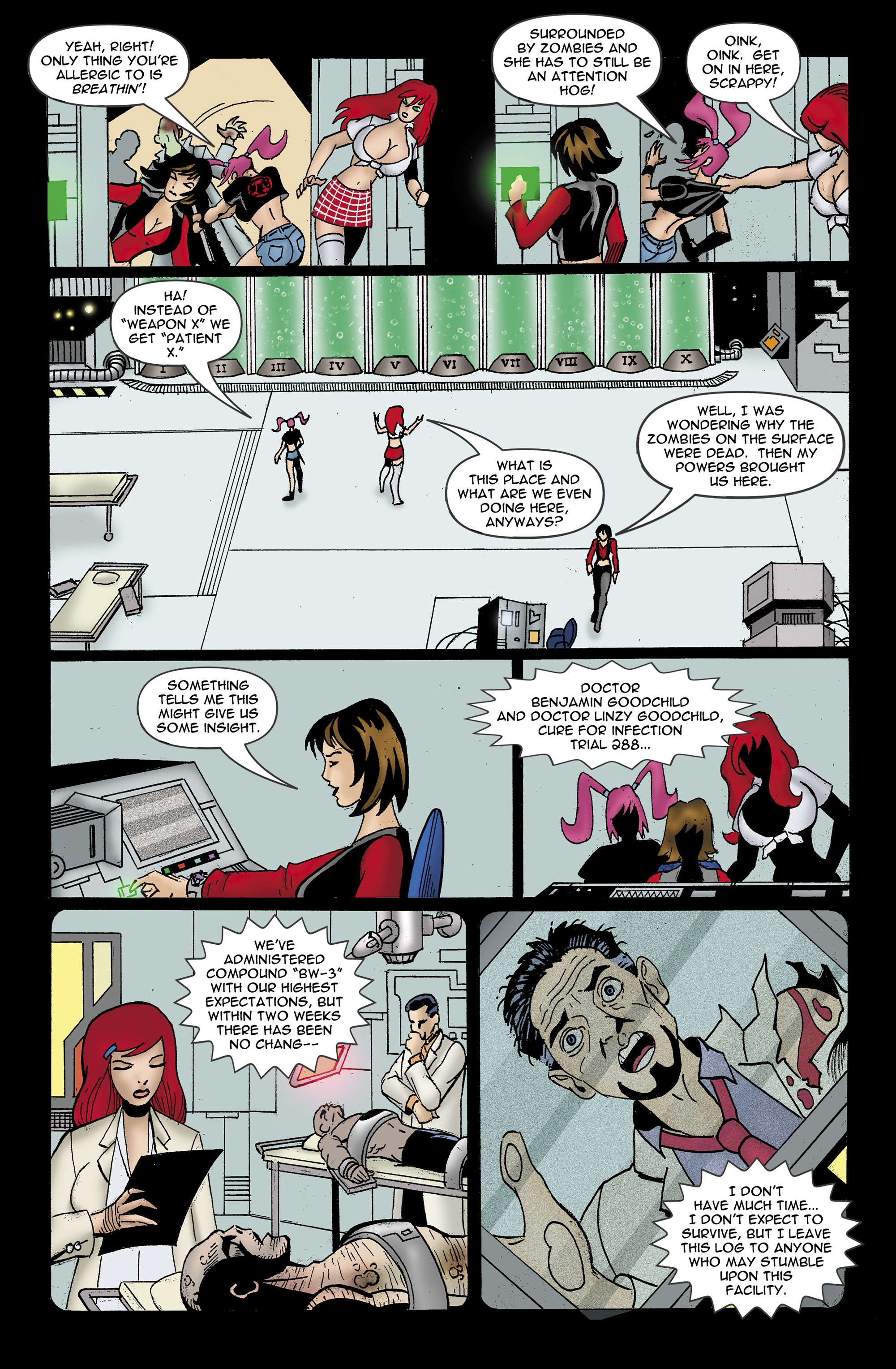 Read online Chaos Campus: Sorority Girls Vs. Zombies comic -  Issue #10 - 18