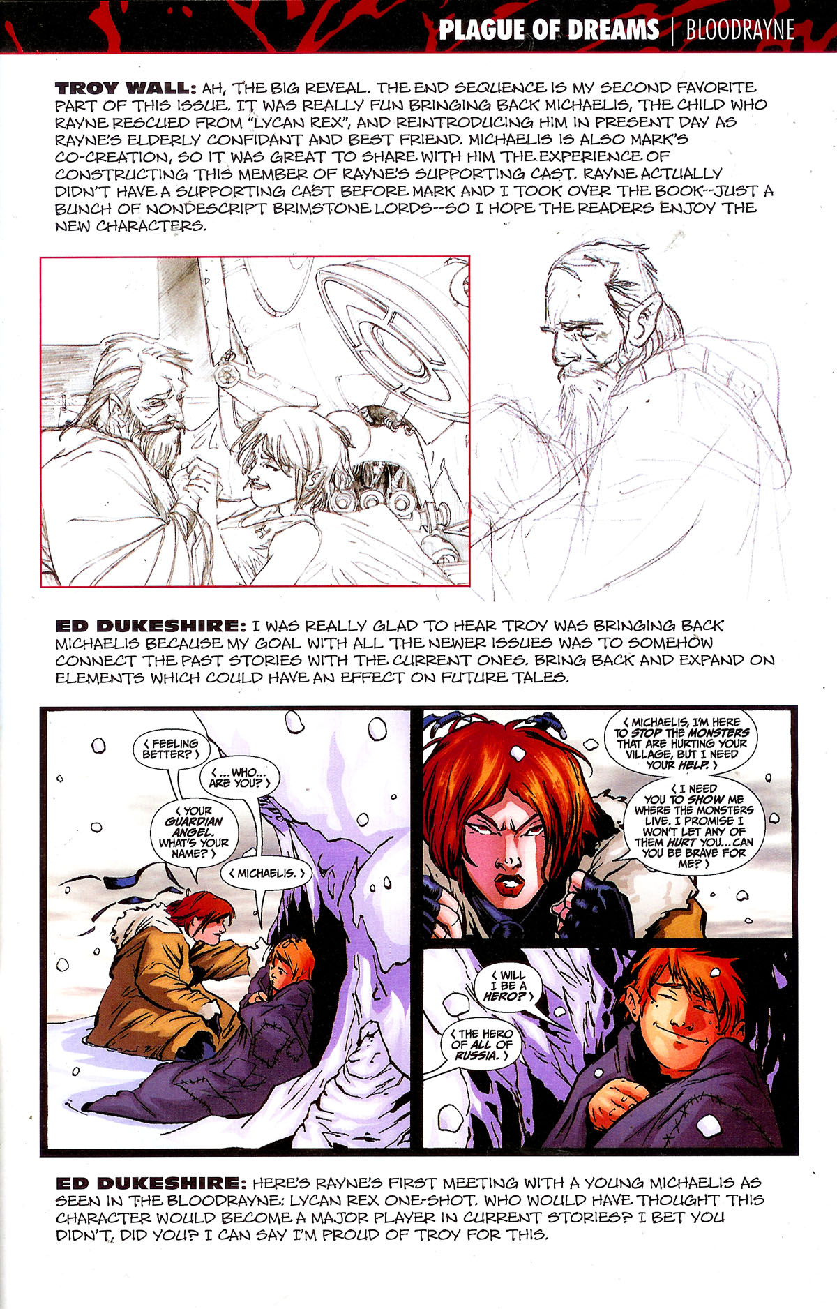 Read online BloodRayne: Plague of Dreams comic -  Issue #1 - 32