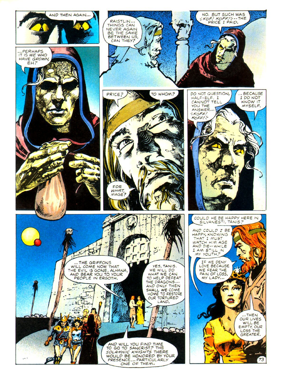 Read online Dragonlance Saga comic -  Issue #3 - 76