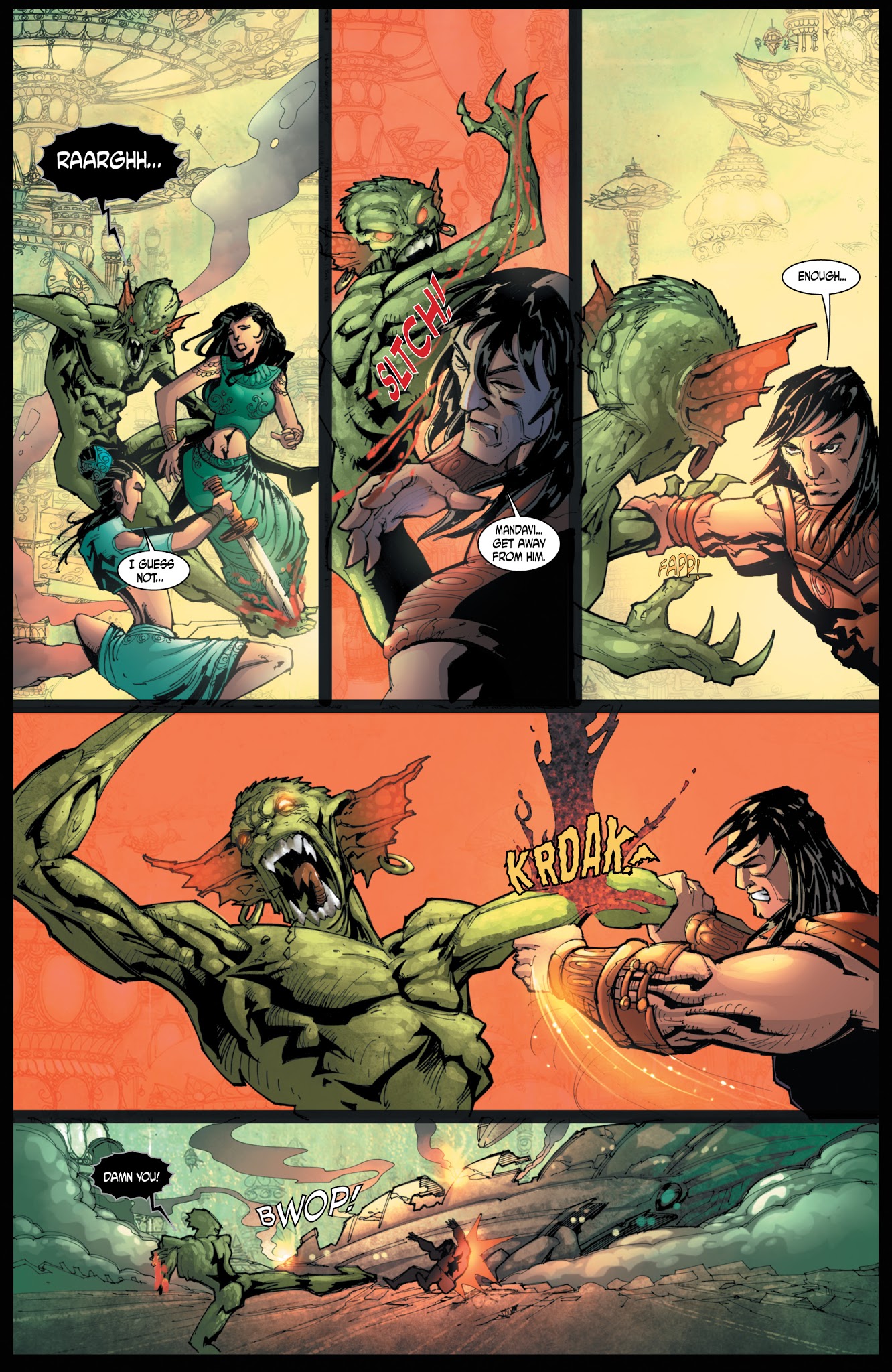 Read online Ramayan 3392 A.D. comic -  Issue #8 - 22