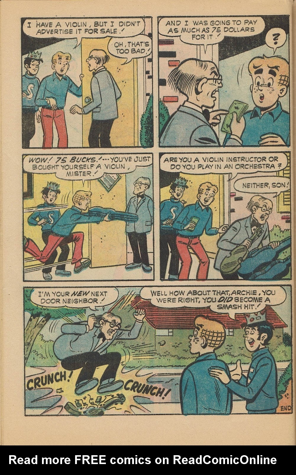Read online Archie's TV Laugh-Out comic -  Issue #23 - 47