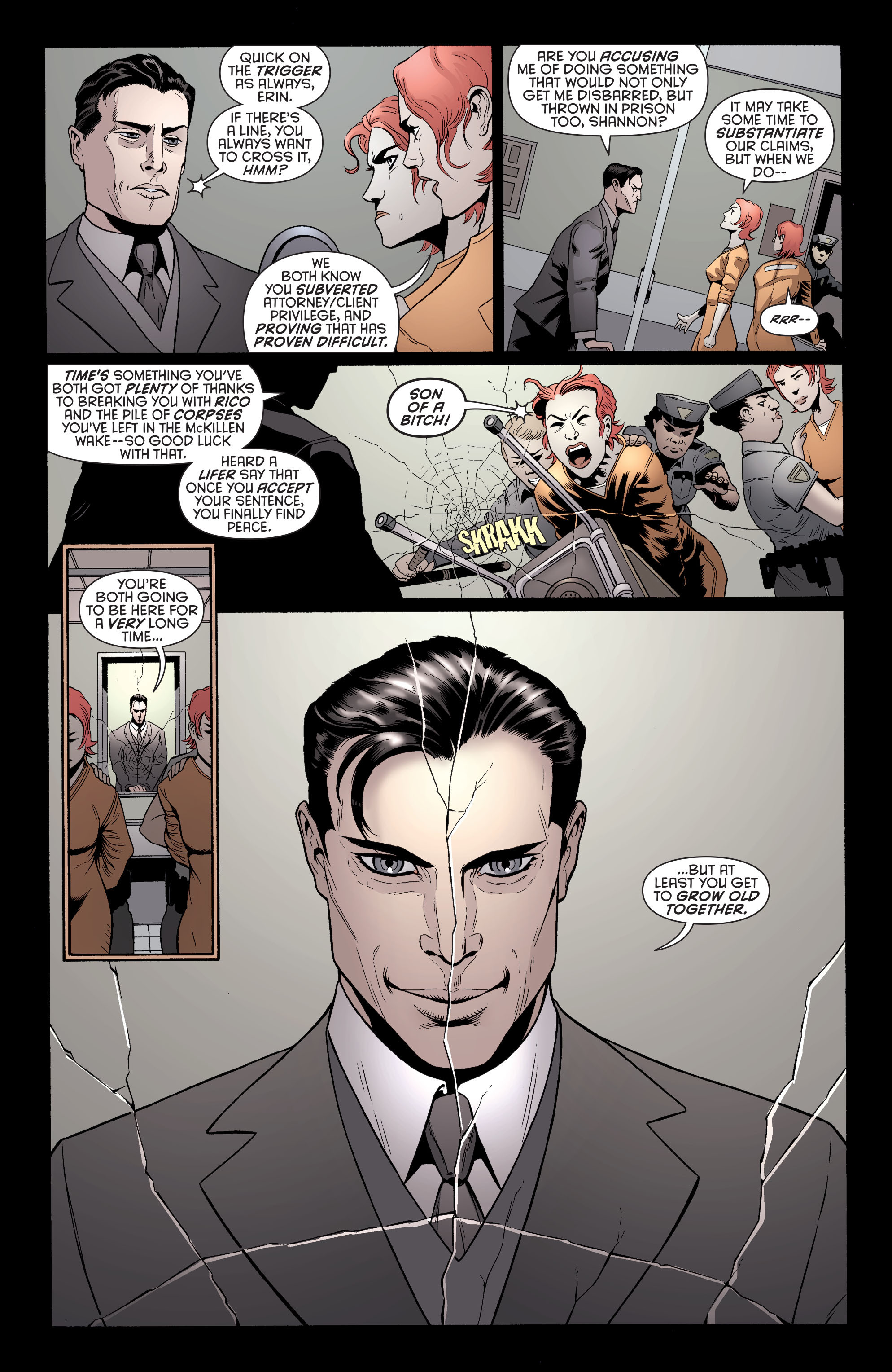 Read online Batman and Robin (2011) comic -  Issue #26 - Batman and Two-Face - 8