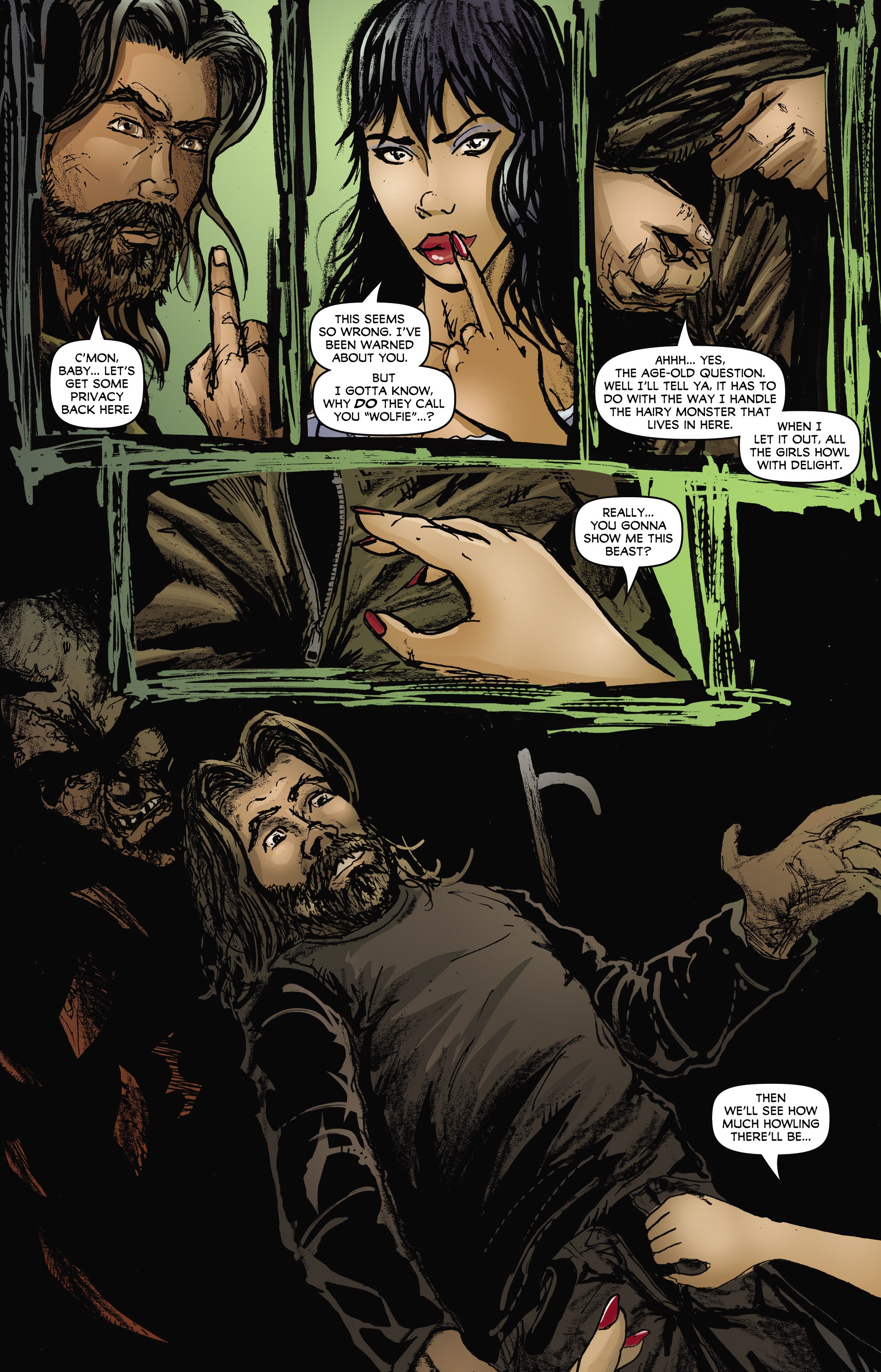 Read online Adam Green's Hatchet comic -  Issue #3 - 5
