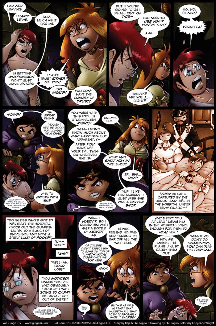 Read online Girl Genius (2002) comic -  Issue #9 - 13