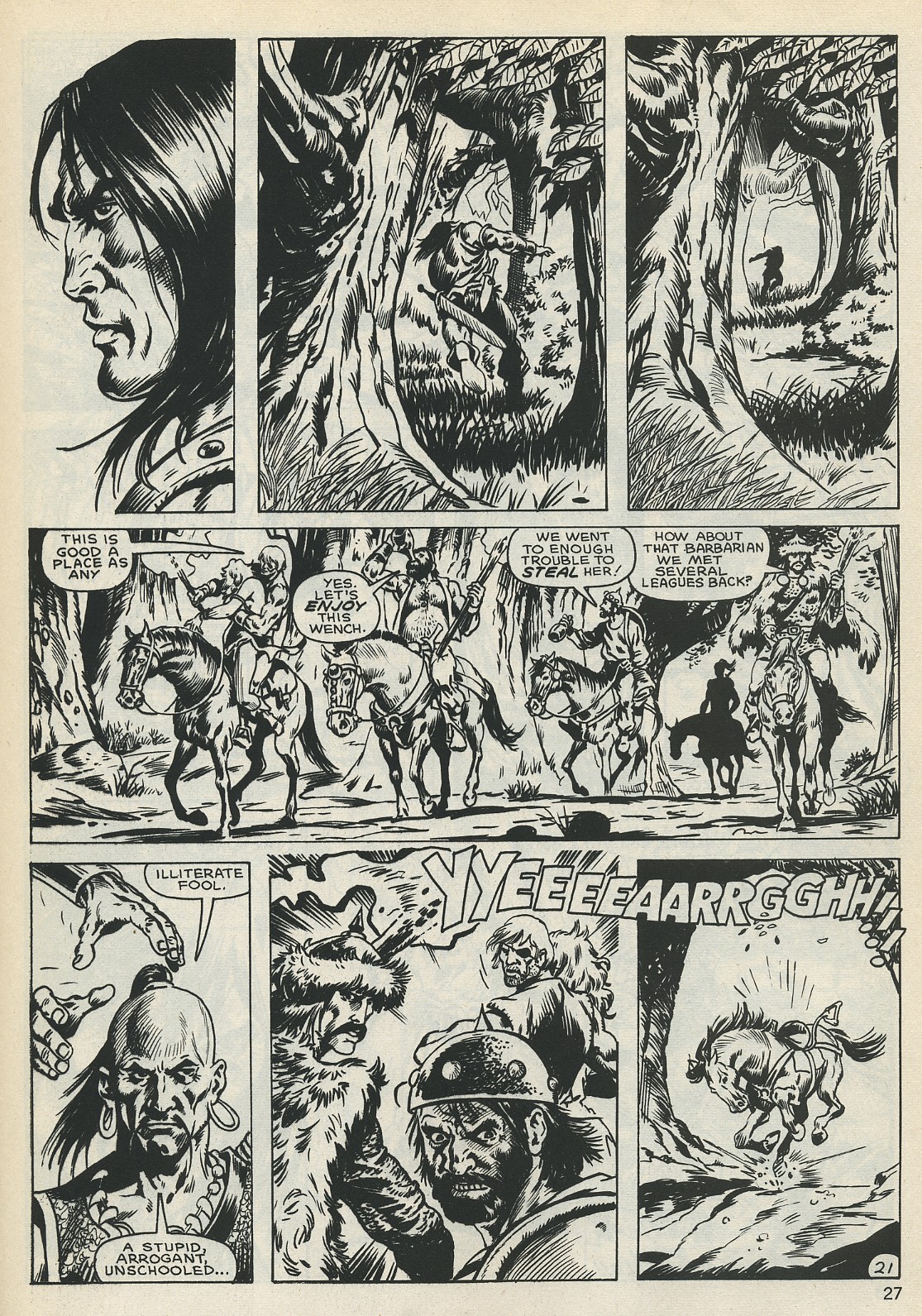 Read online The Savage Sword Of Conan comic -  Issue #128 - 26