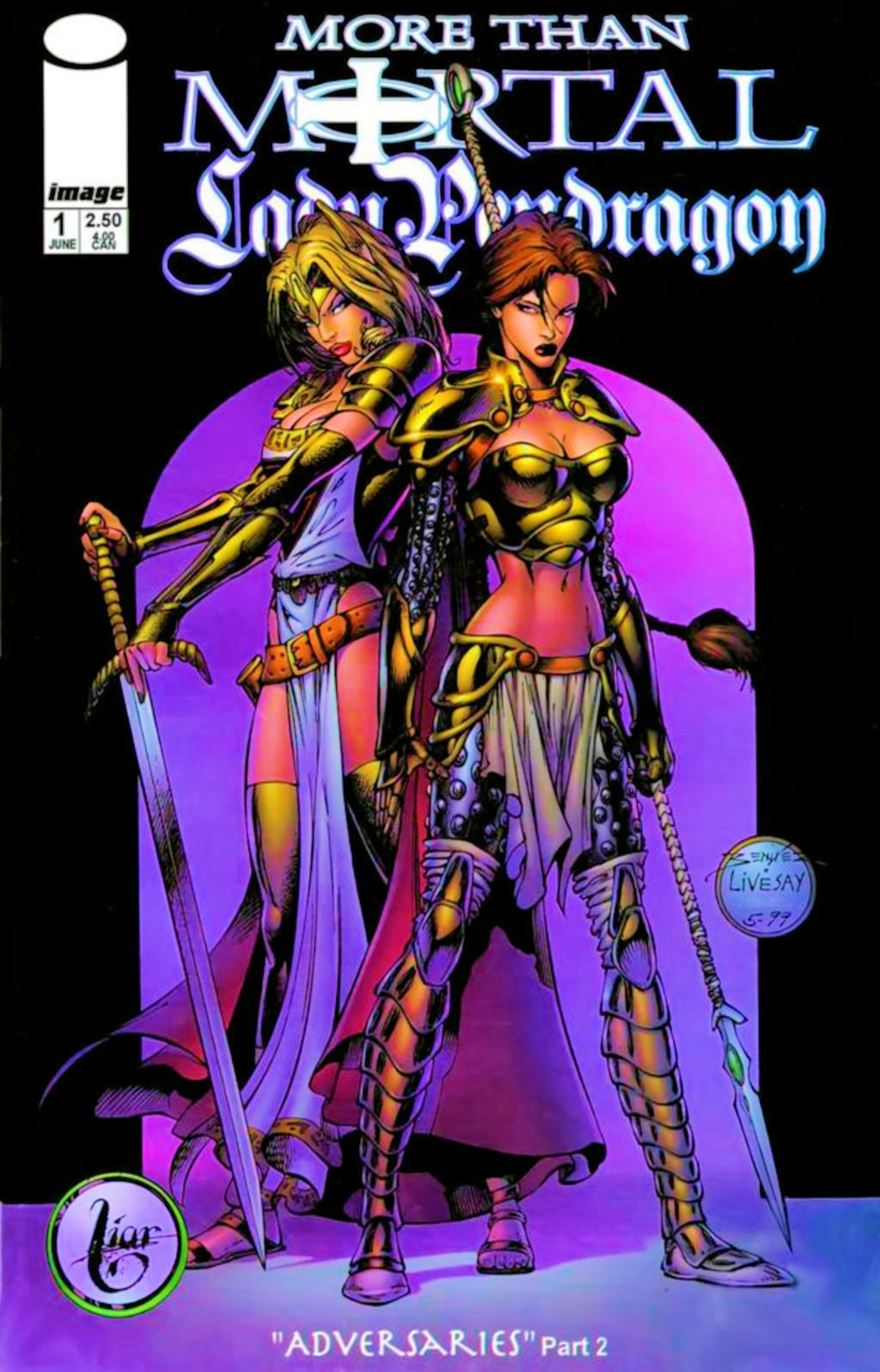 Read online Lady Pendragon / More Than Mortal comic -  Issue #1 - 2