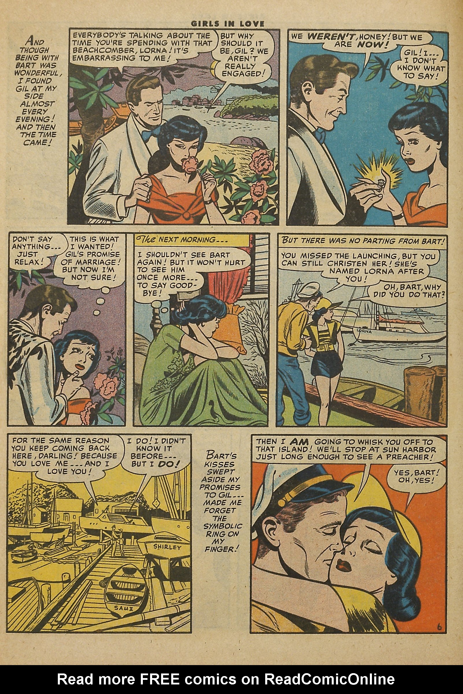 Read online Girls in Love (1955) comic -  Issue #55 - 8