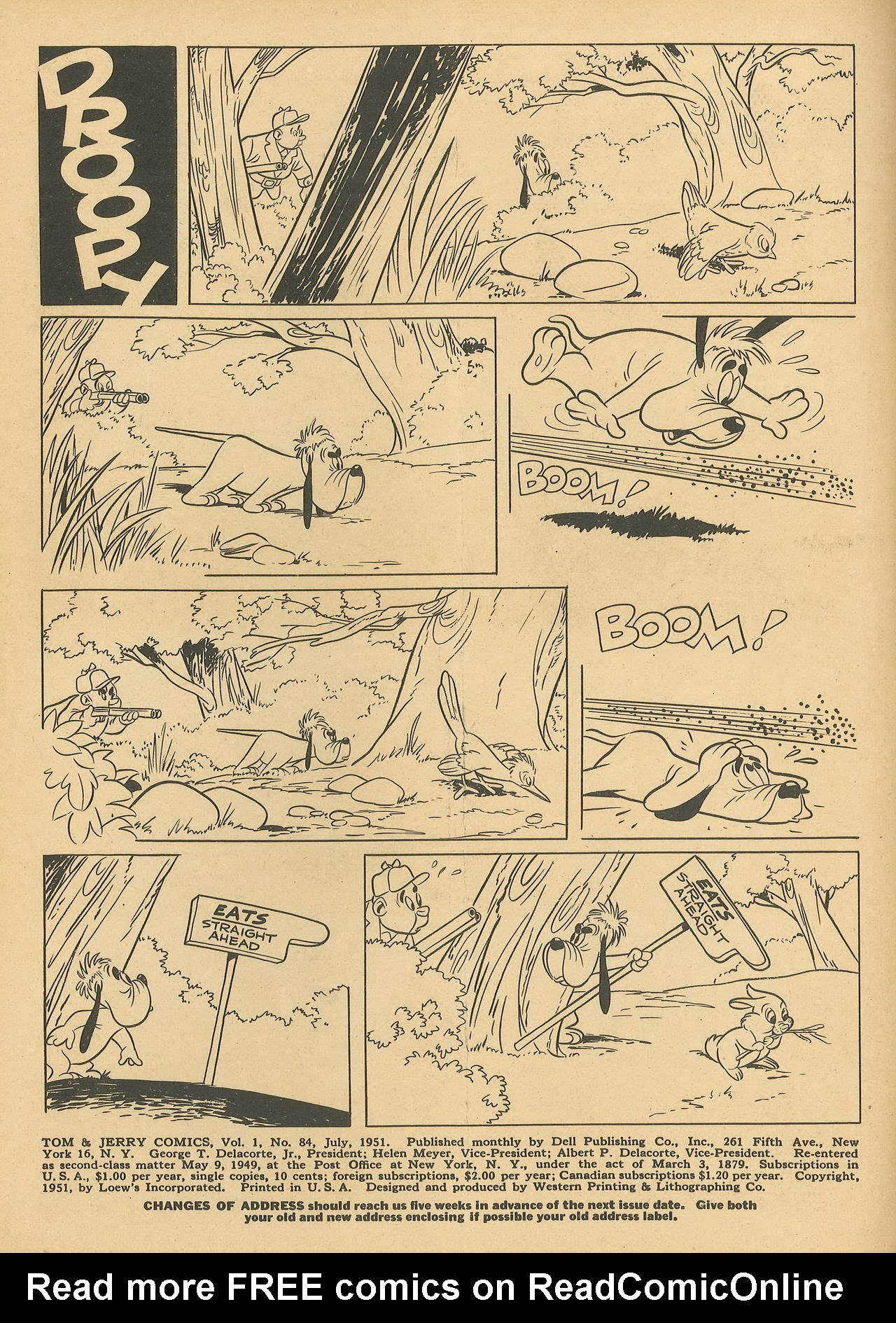 Read online Tom & Jerry Comics comic -  Issue #84 - 2
