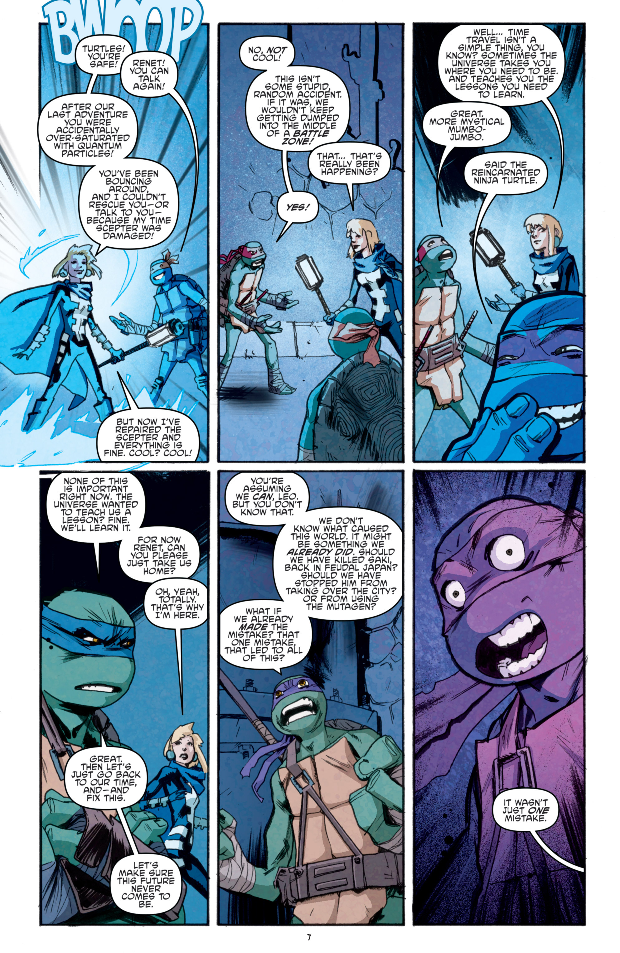 Read online Teenage Mutant Ninja Turtles: Turtles in Time comic -  Issue #4 - 9