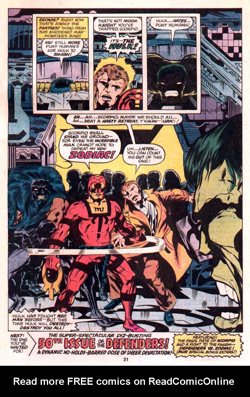 Read online The Defenders (1972) comic -  Issue #49 - 18