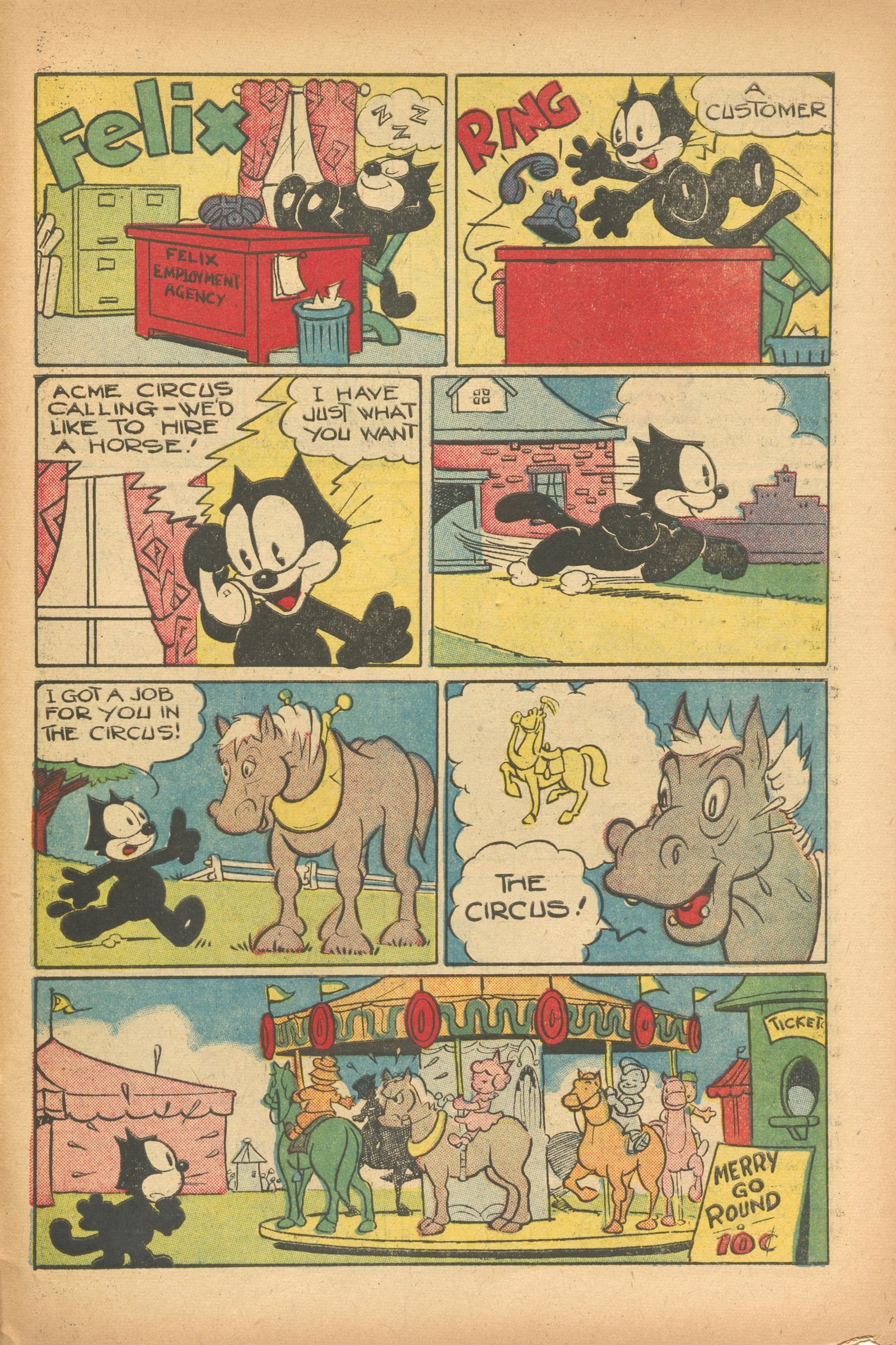 Read online Felix the Cat (1951) comic -  Issue #22 - 29