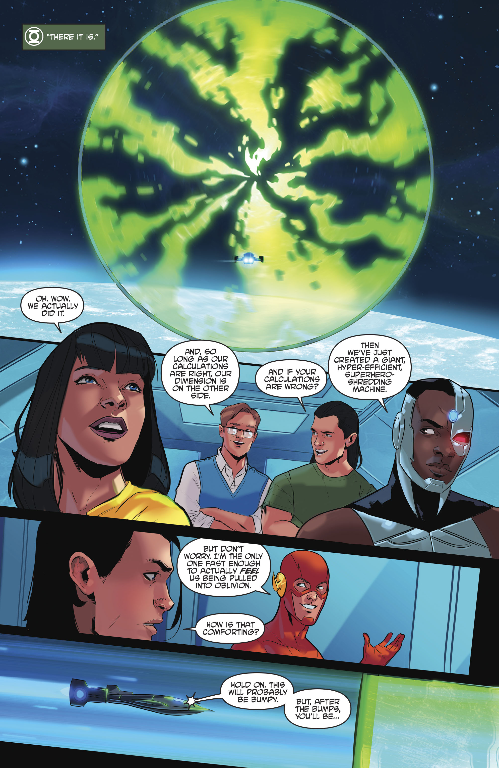 Read online Justice League/Mighty Morphin' Power Rangers comic -  Issue #4 - 9
