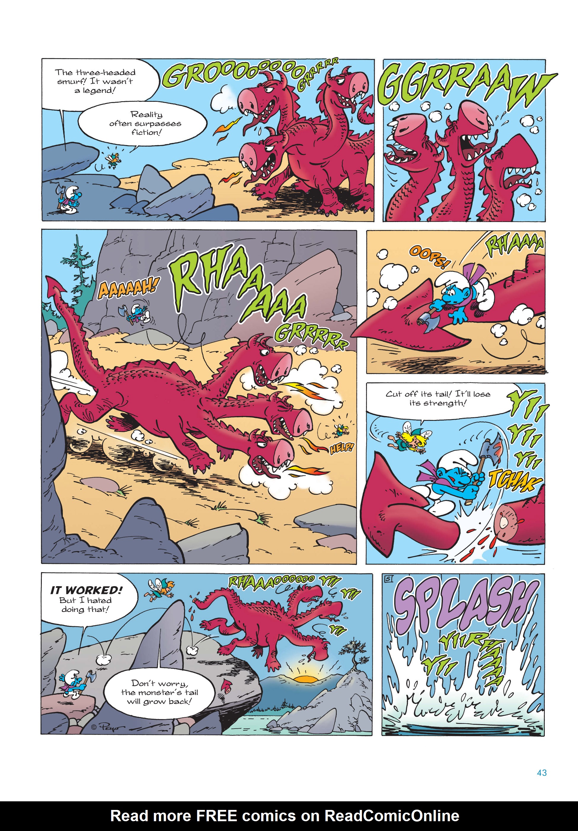 Read online The Smurfs Christmas comic -  Issue # Full - 43