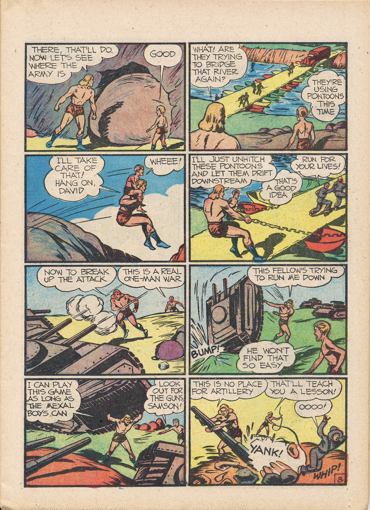 Read online Samson (1940) comic -  Issue #3 - 23