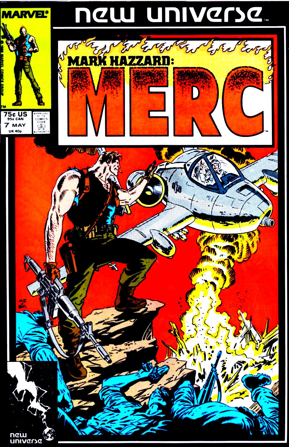 Read online Mark Hazzard: Merc comic -  Issue #7 - 1
