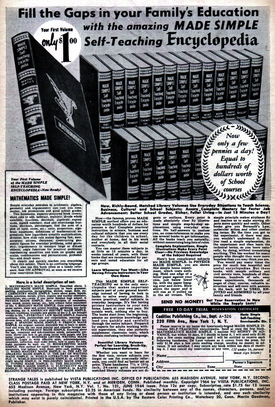 Read online Strange Tales (1951) comic -  Issue #121 - 2