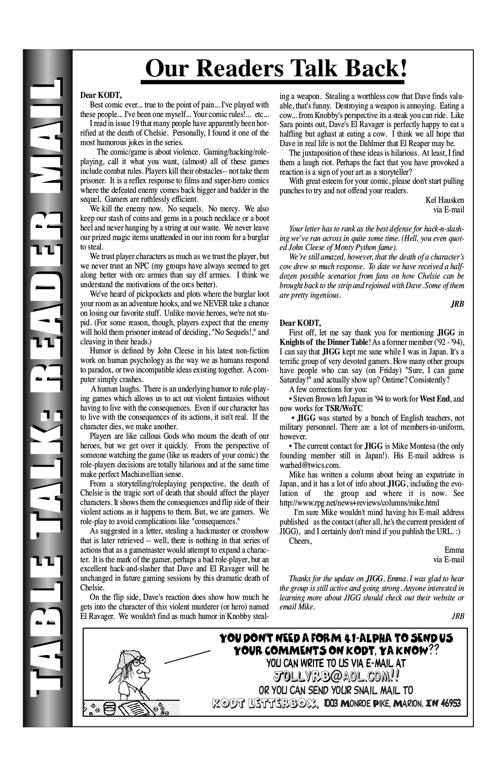 Read online Knights of the Dinner Table comic -  Issue #22 - 6