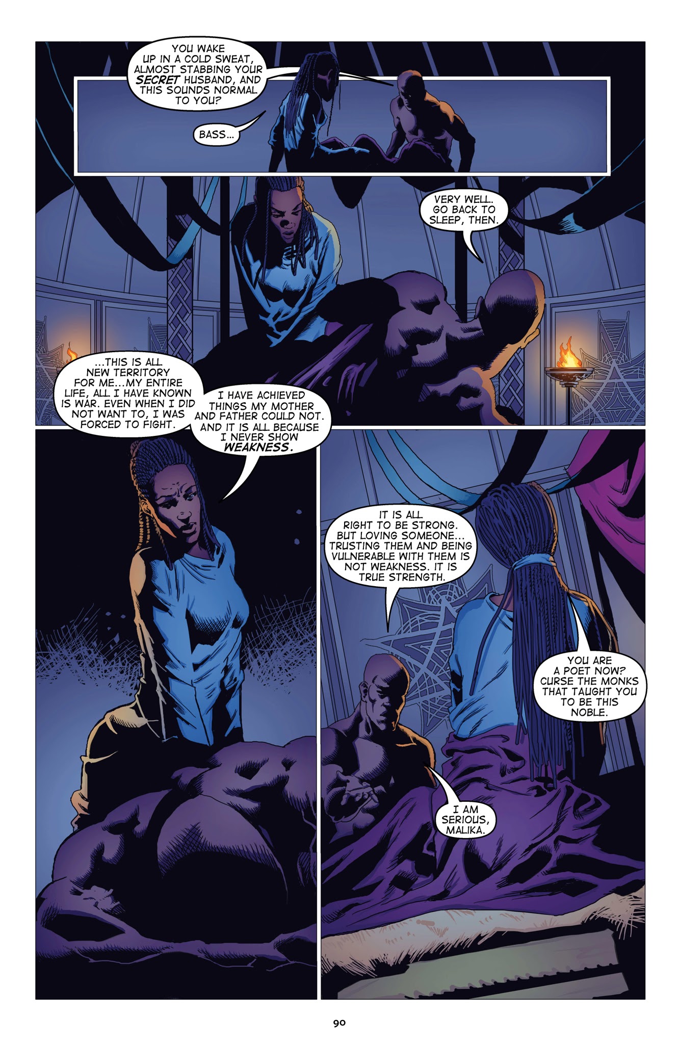 Read online Malika: Warrior Queen comic -  Issue # TPB 1 (Part 1) - 92