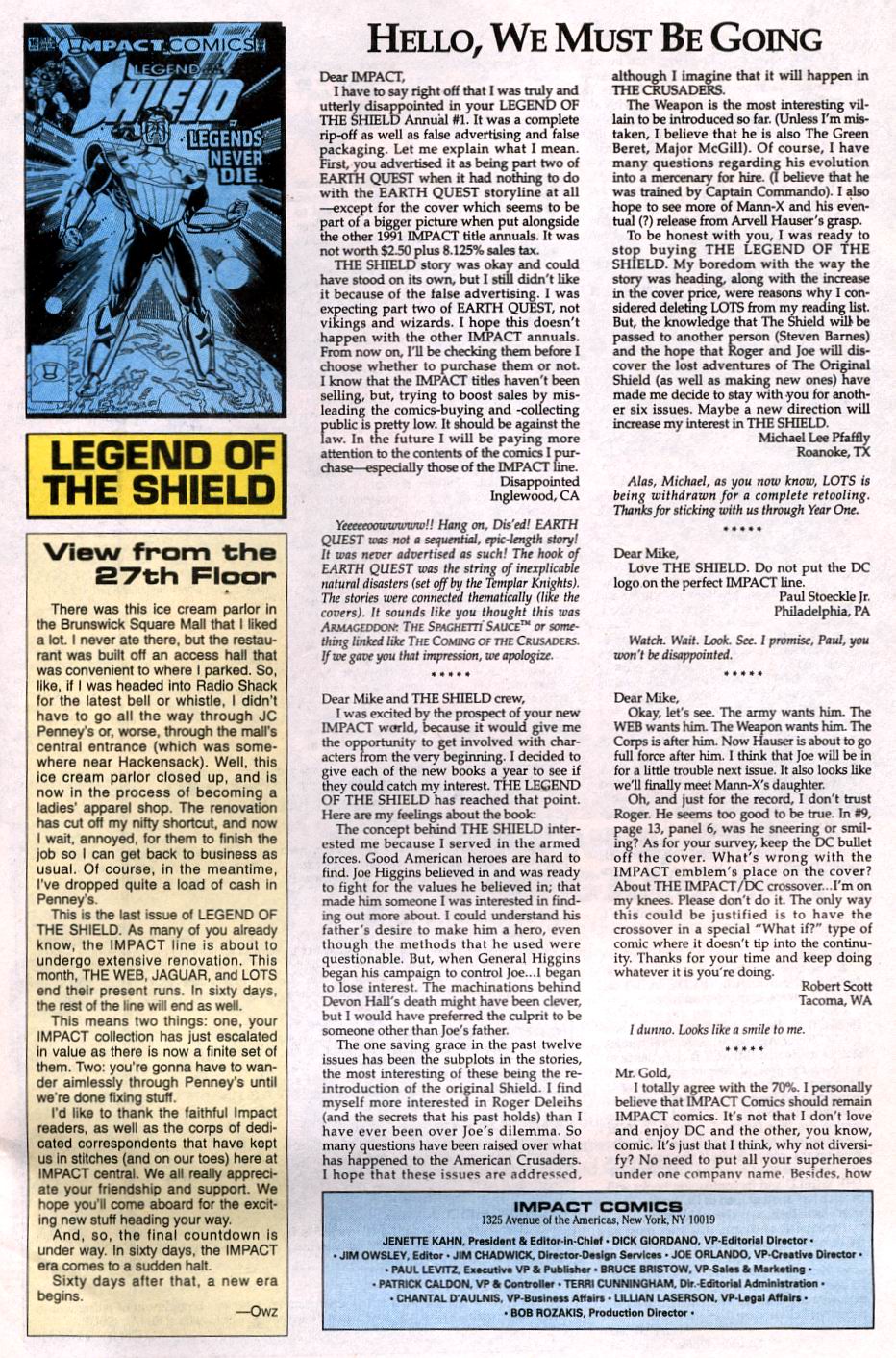 Read online Legend of the Shield comic -  Issue #16 - 25
