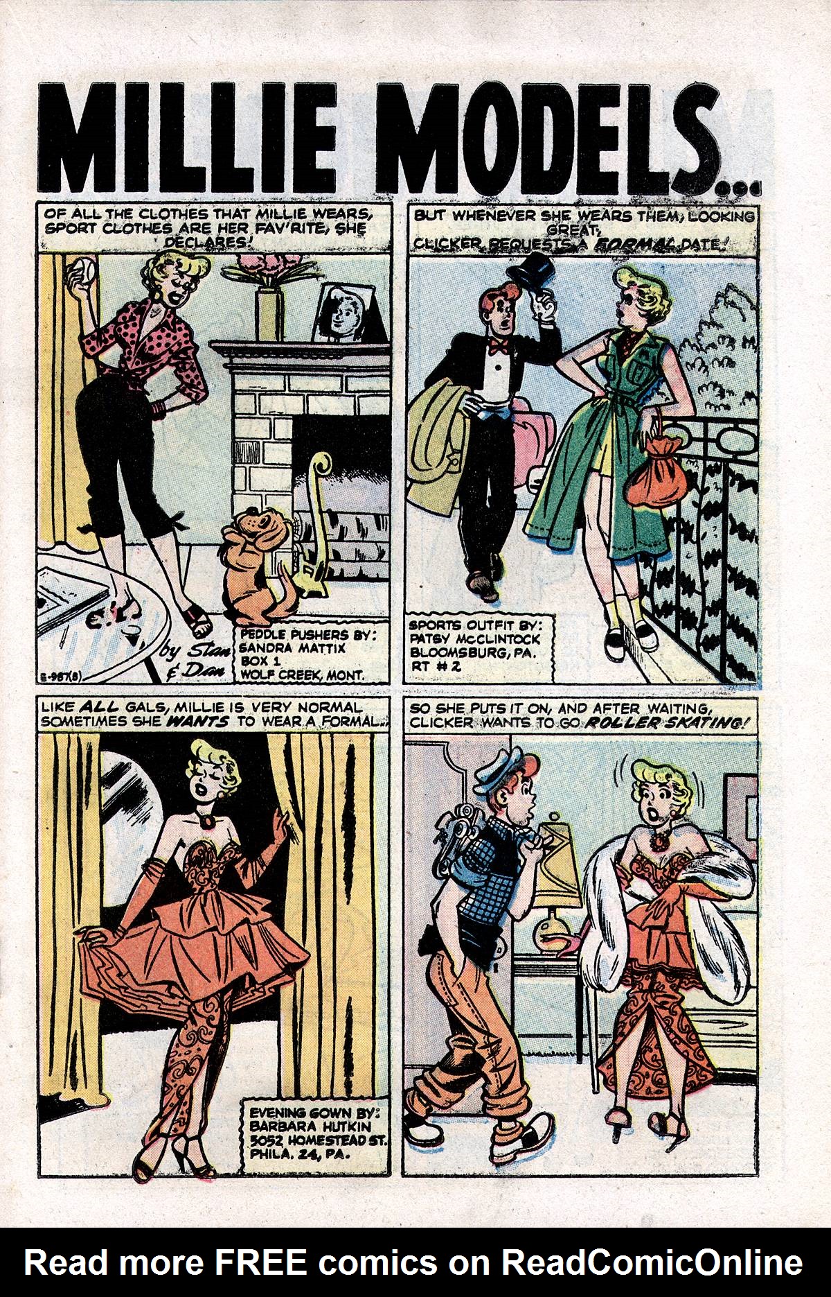 Read online Millie the Model comic -  Issue #56 - 19