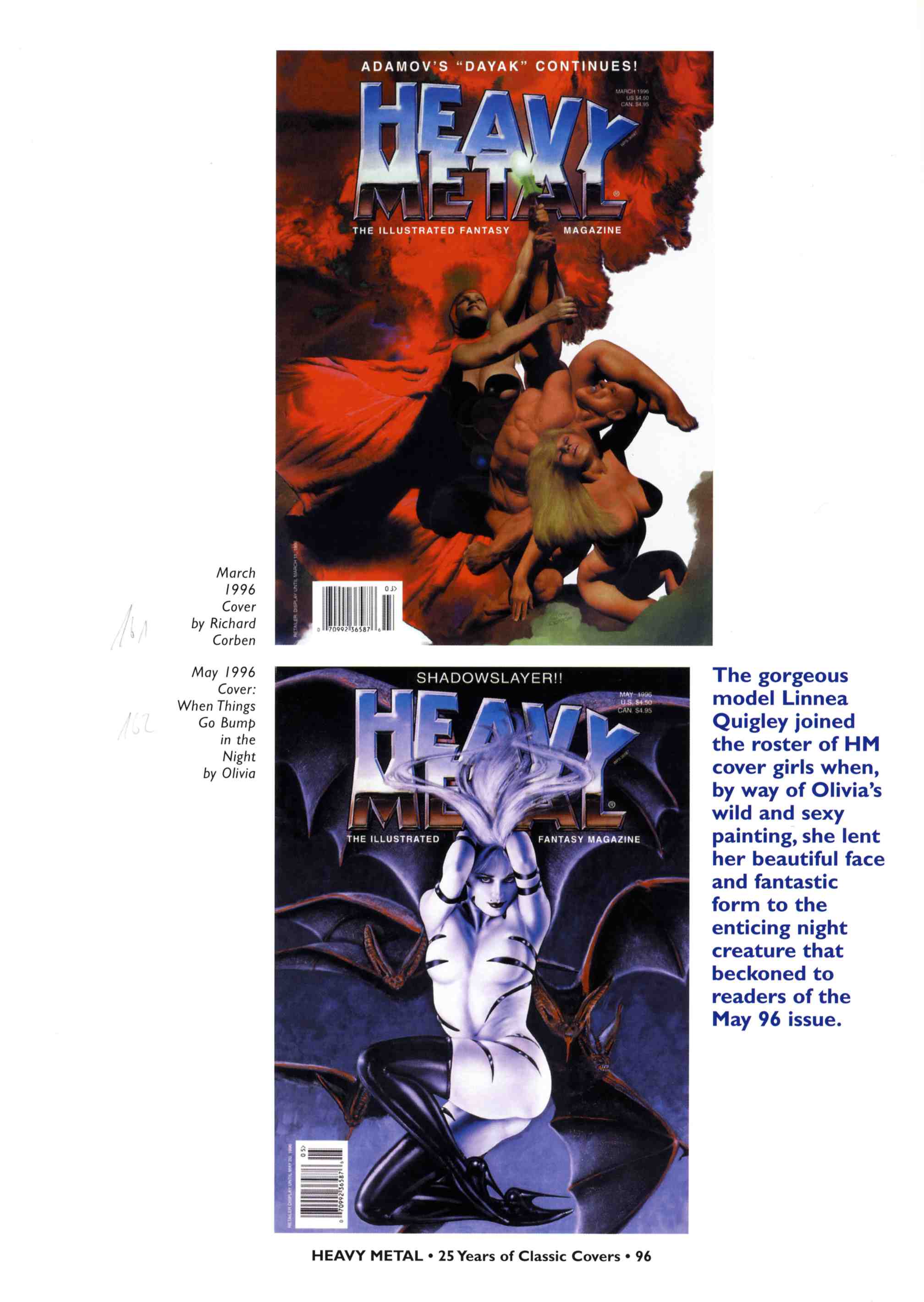 Read online Heavy Metal: 25 Years of Classic Covers comic -  Issue # TPB - 102