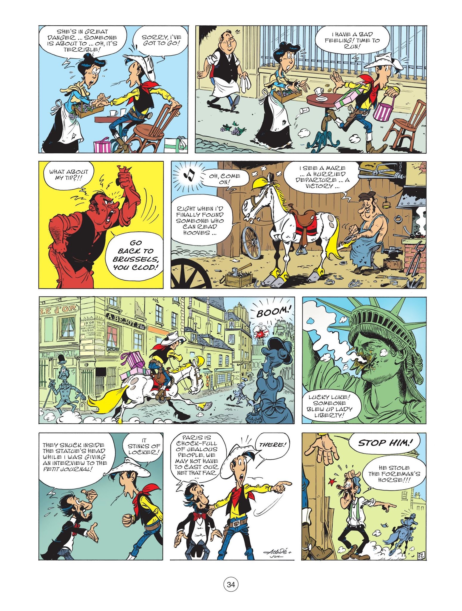 Read online A Lucky Luke Adventure comic -  Issue #71 - 36