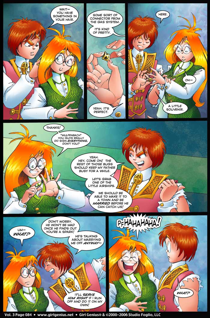 Read online Girl Genius (2002) comic -  Issue #3 - 81