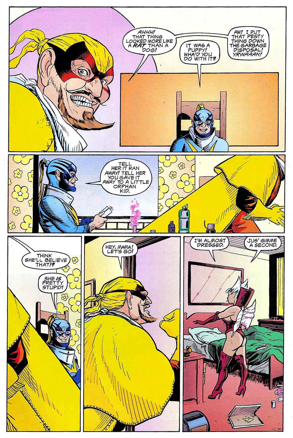 Read online Bob Burden's Original Mysterymen Comics comic -  Issue #4 - 7