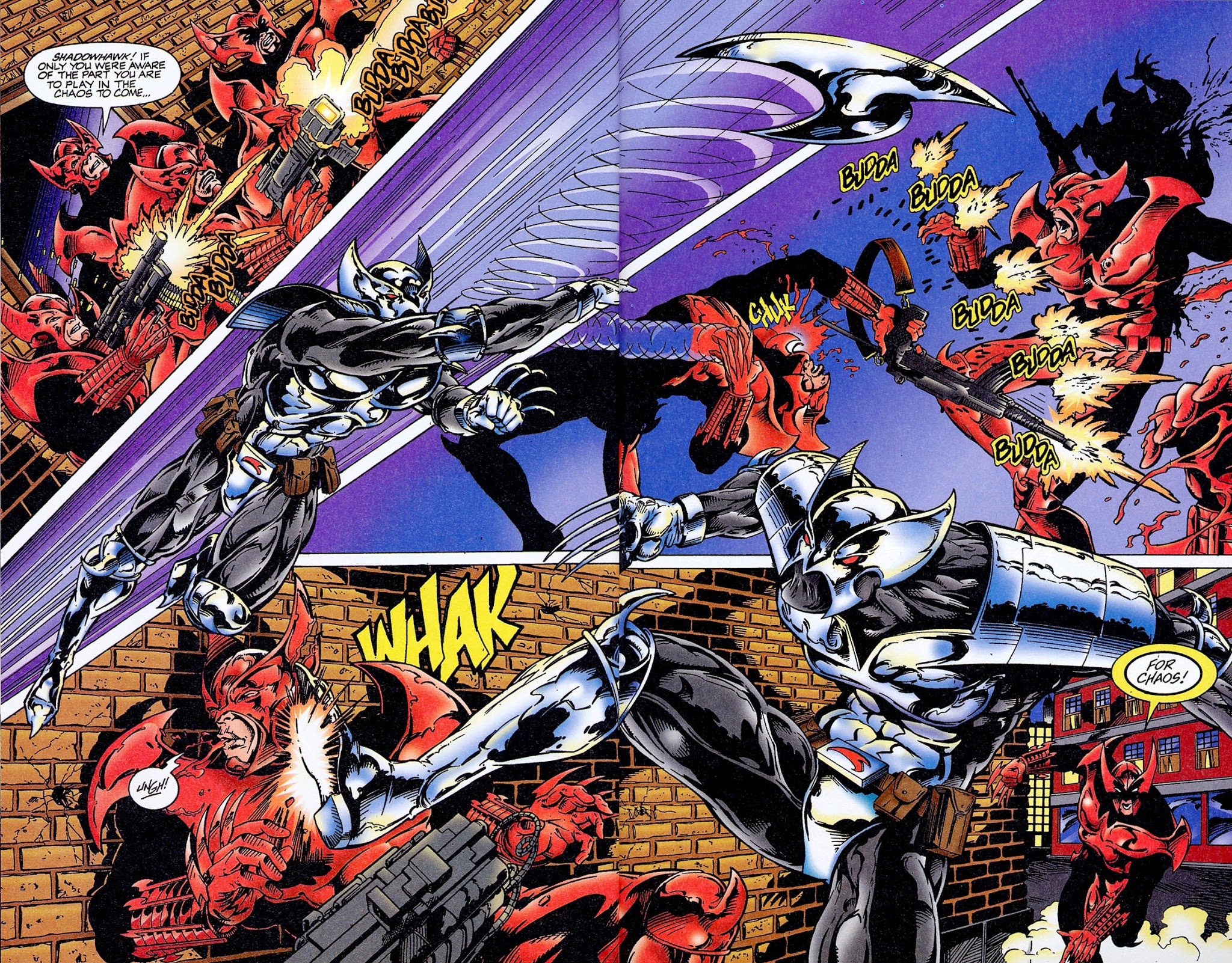 Read online Vampirella/Shadowhawk: Creatures of the Night comic -  Issue # Full - 20