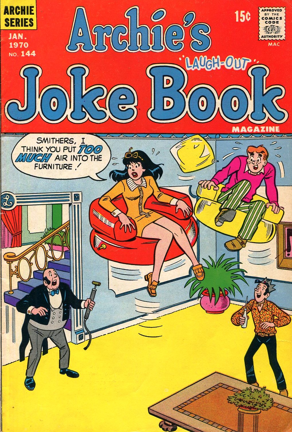 Read online Archie's Joke Book Magazine comic -  Issue #144 - 1