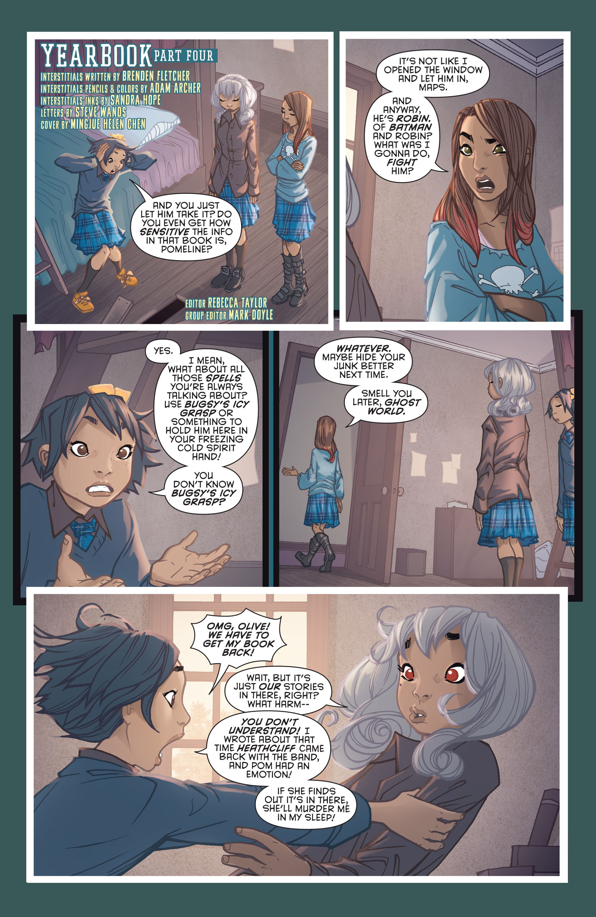 Read online Gotham Academy comic -  Issue #17 - 2