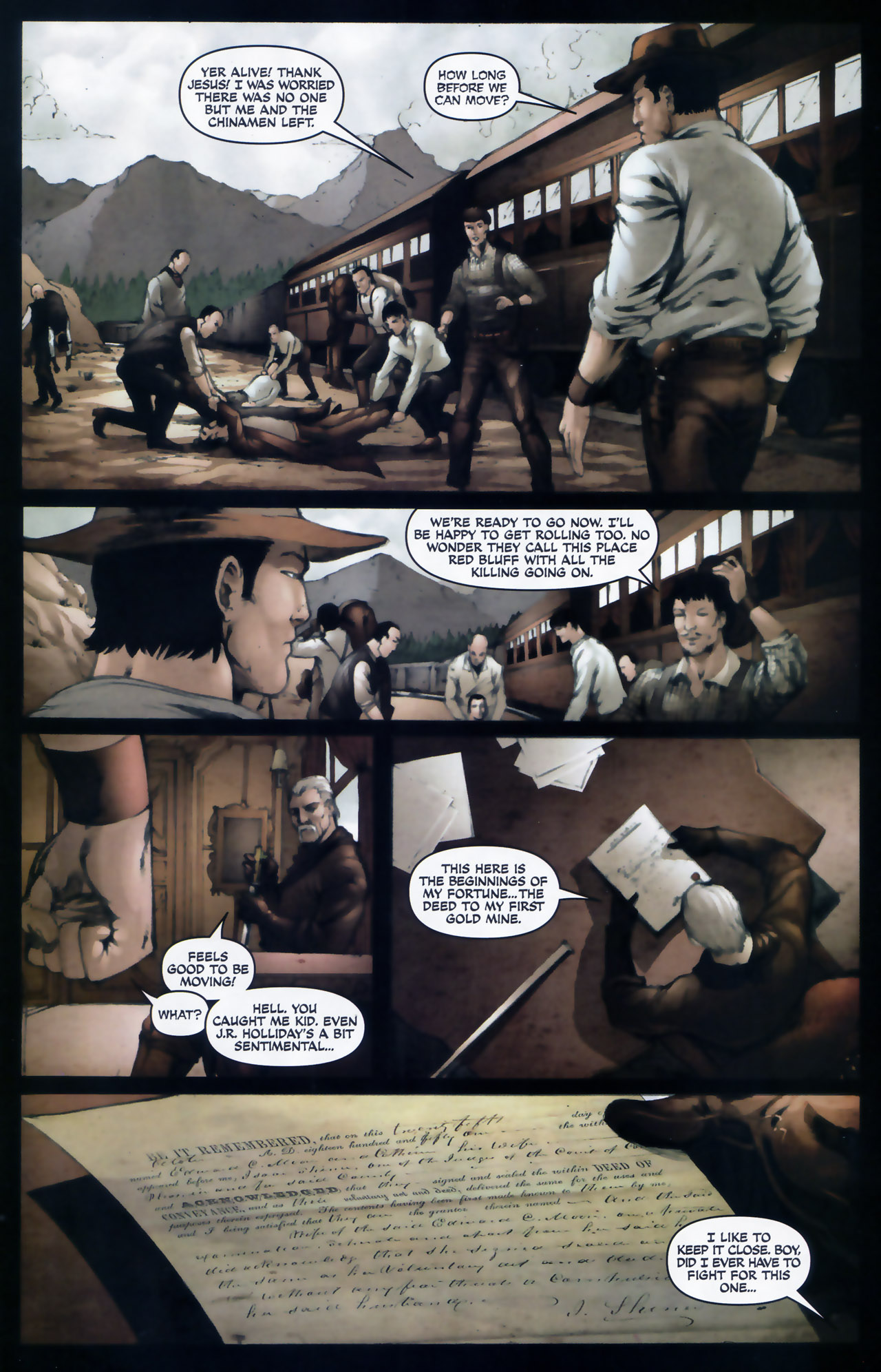 Read online The Man with No Name comic -  Issue #9 - 21