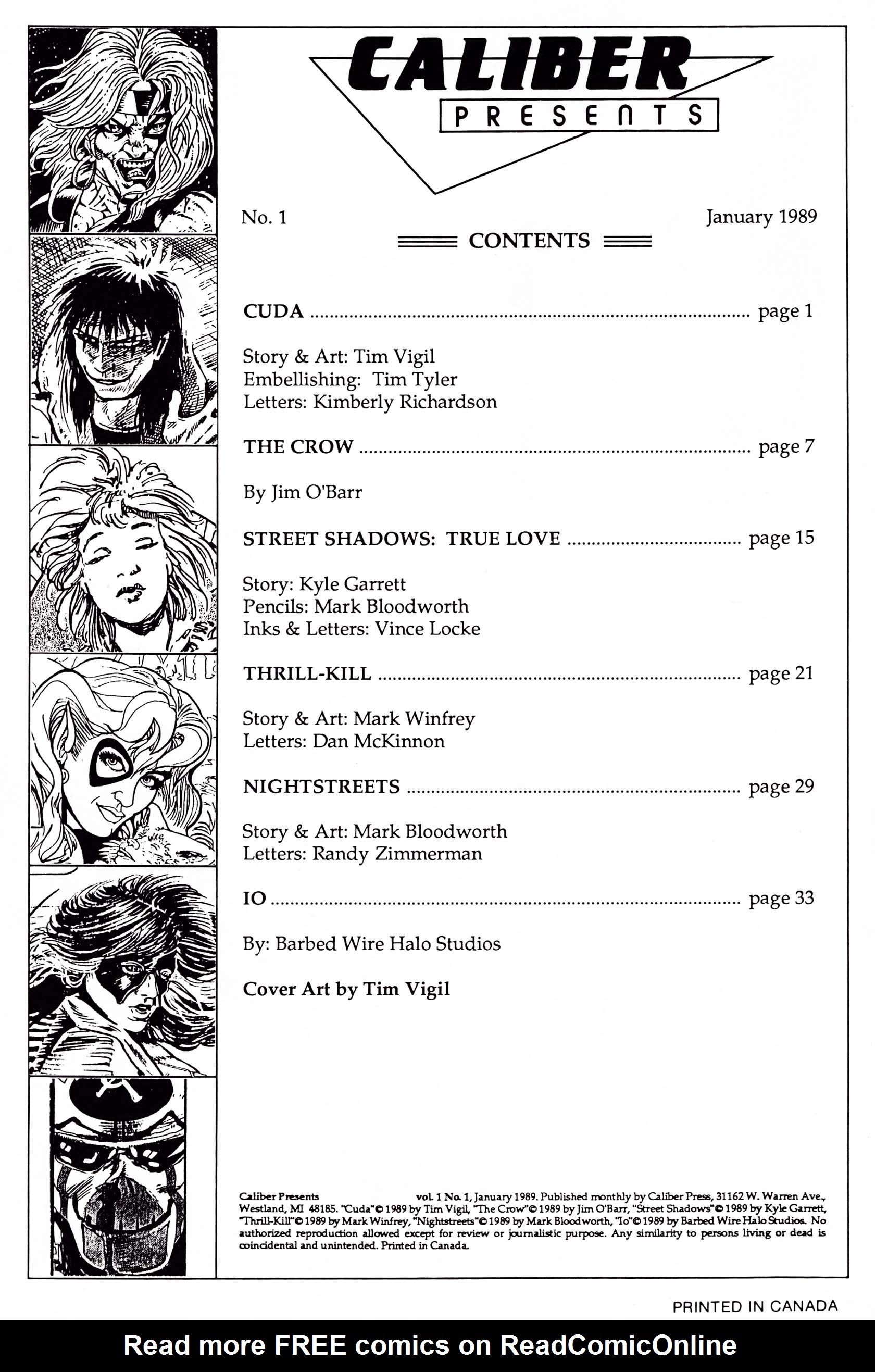 Read online Caliber Presents comic -  Issue #1 - 2