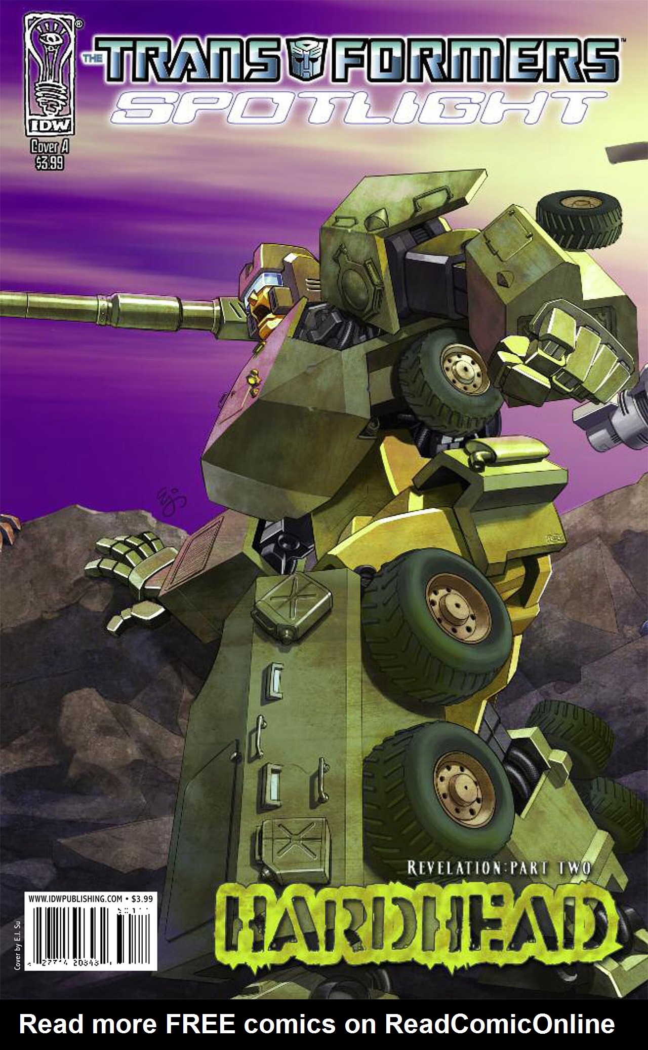 Read online Transformers Spotlight: Hardhead comic -  Issue # Full - 1