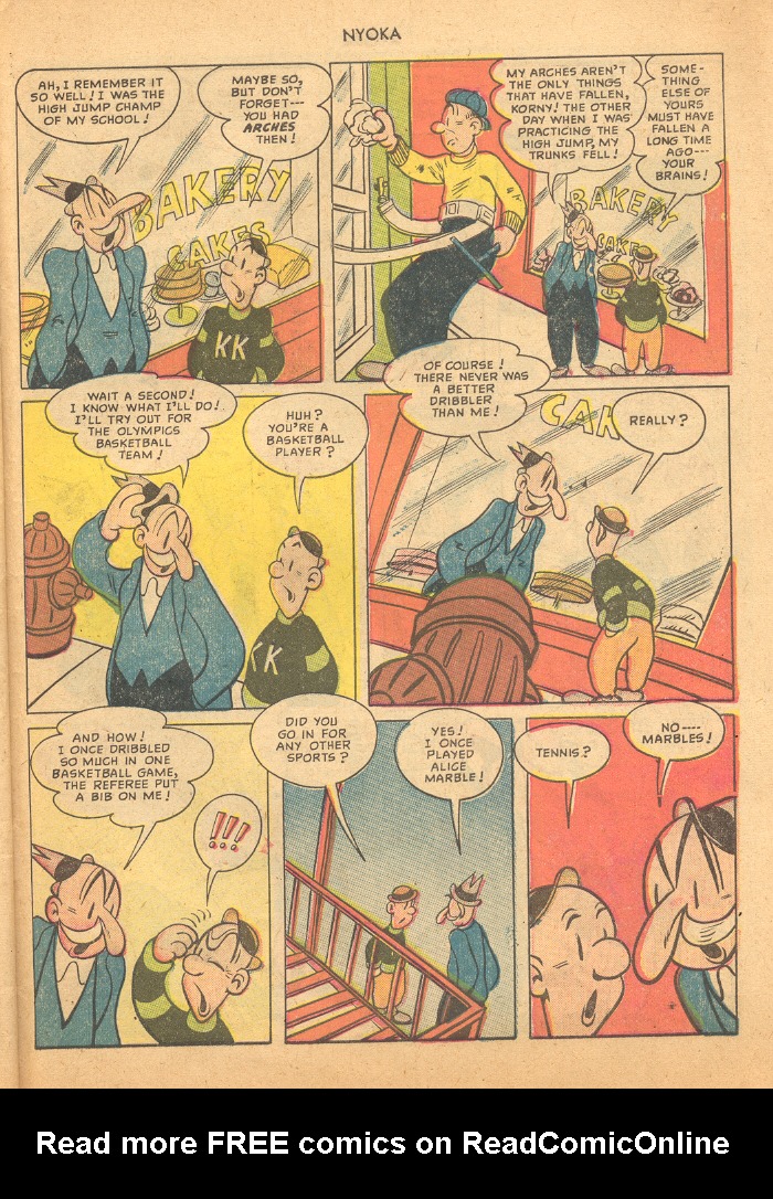 Read online Nyoka the Jungle Girl (1945) comic -  Issue #41 - 43