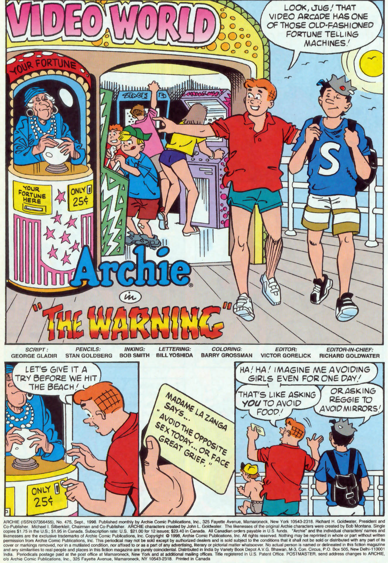 Read online Archie (1960) comic -  Issue #475 - 2