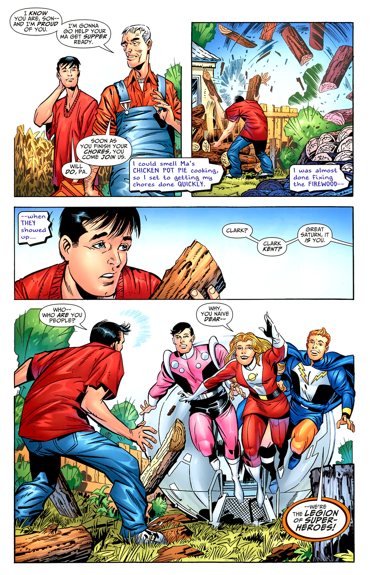 Read online DCU: Legacies comic -  Issue #6 - 25