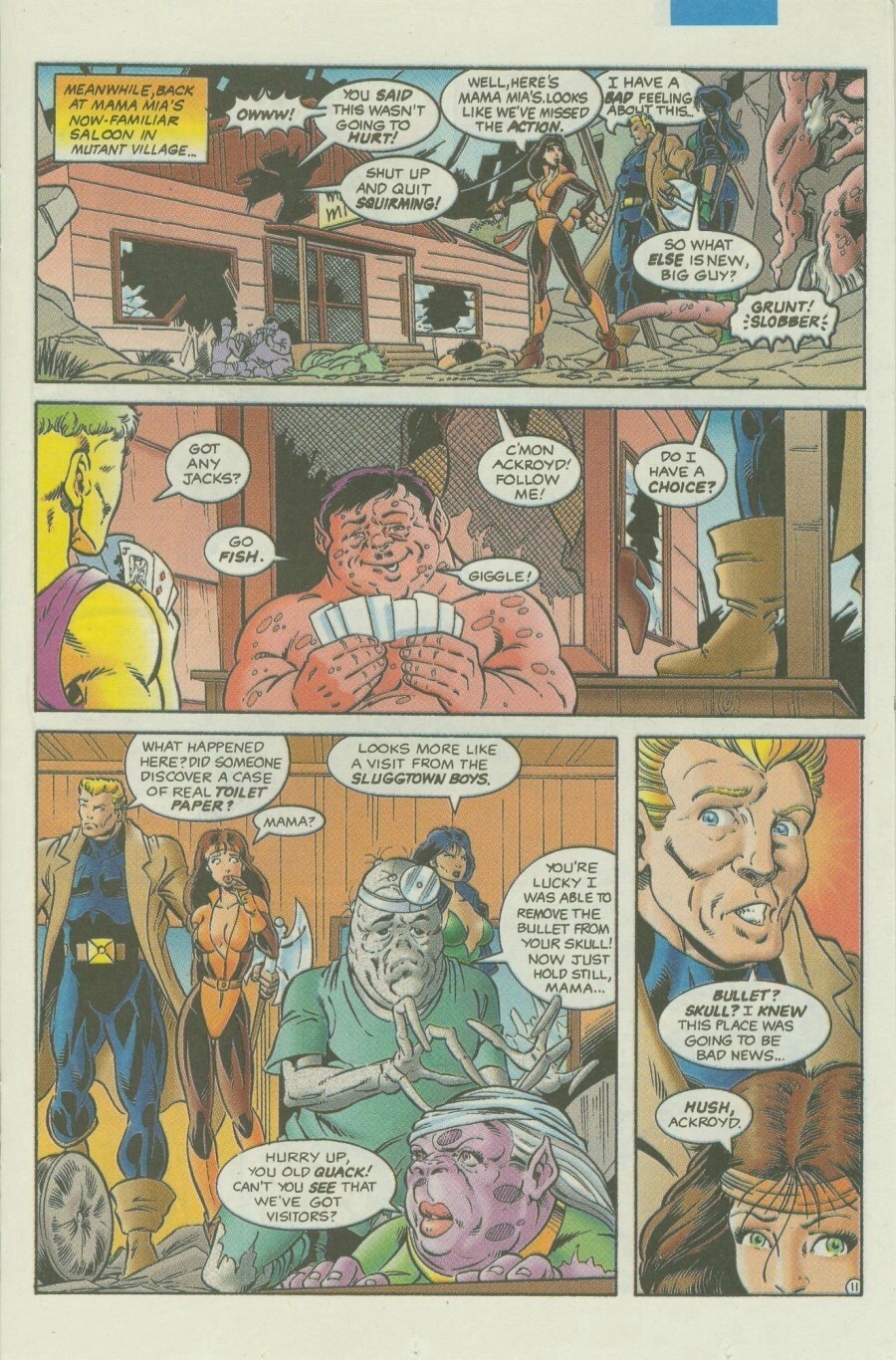 Read online Ex-Mutants comic -  Issue #3 - 14