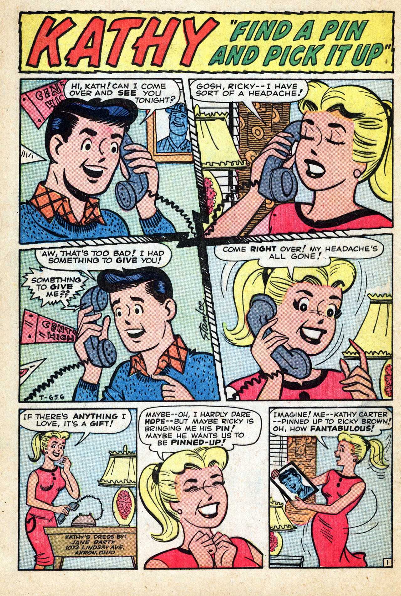 Read online Kathy (1959) comic -  Issue #4 - 16