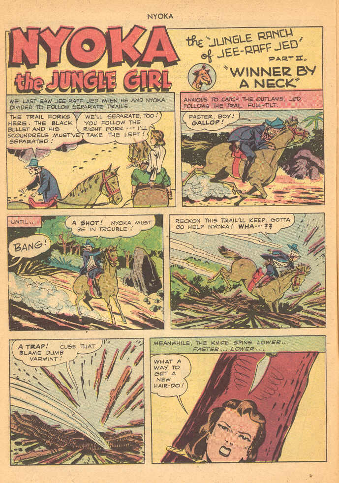 Read online Nyoka the Jungle Girl (1945) comic -  Issue #8 - 16