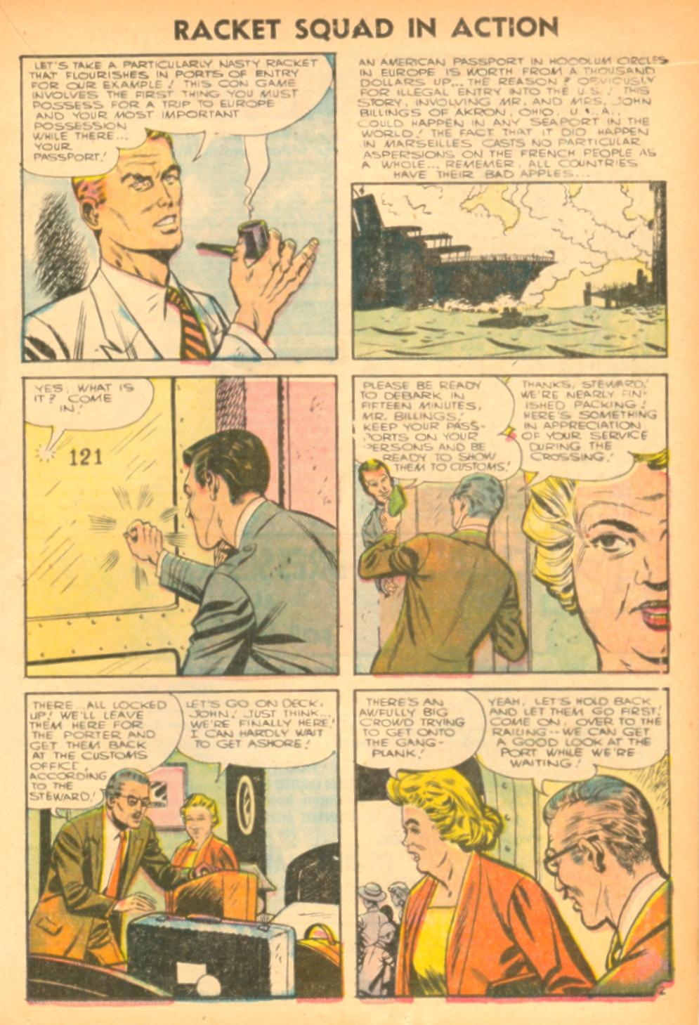 Read online Racket Squad in Action comic -  Issue #20 - 21