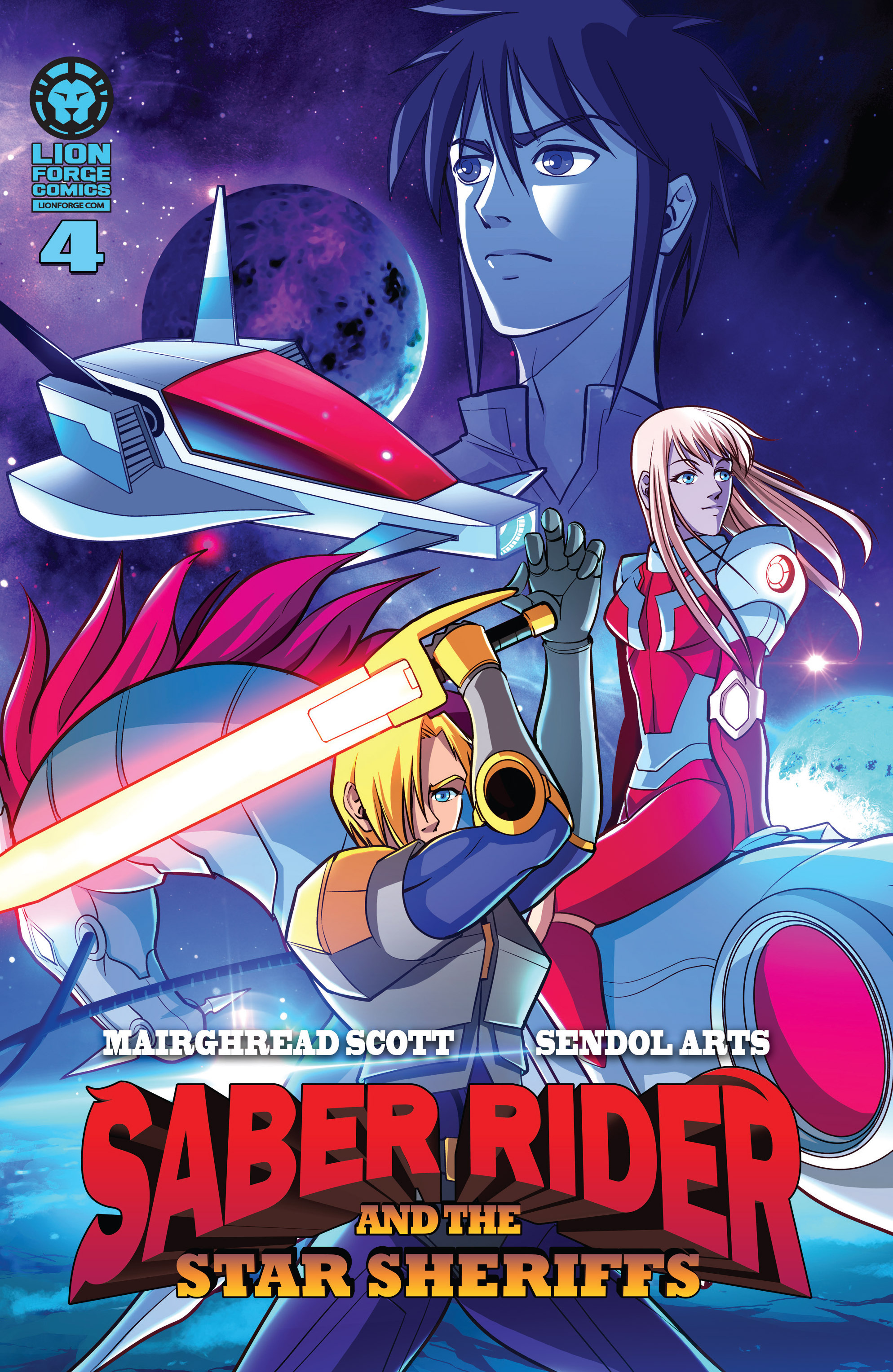 Read online Saber Rider and the Star Sheriffs comic -  Issue #4 - 1