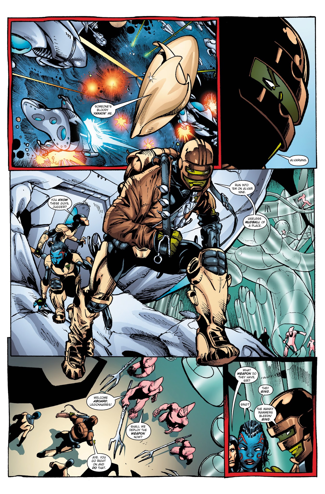 Read online Alien Legion: Uncivil War comic -  Issue # TPB - 73