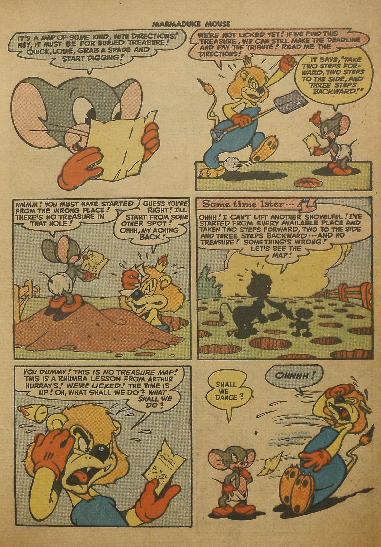 Read online Marmaduke Mouse comic -  Issue #8 - 9