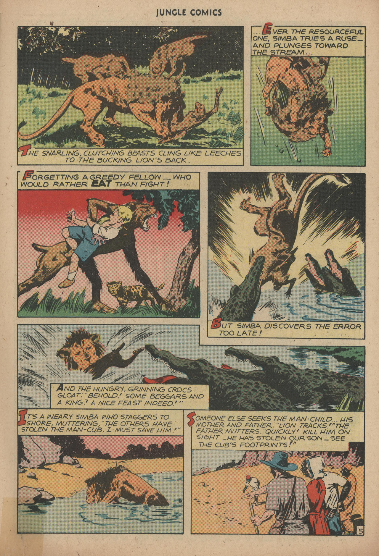 Read online Jungle Comics comic -  Issue #85 - 17