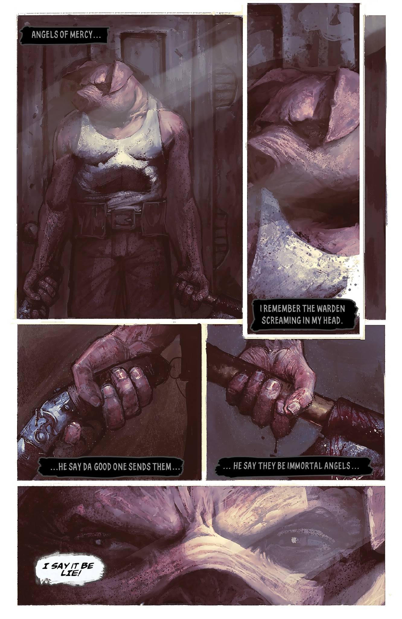 Read online Oink: Heaven's Butcher comic -  Issue # TPB - 55