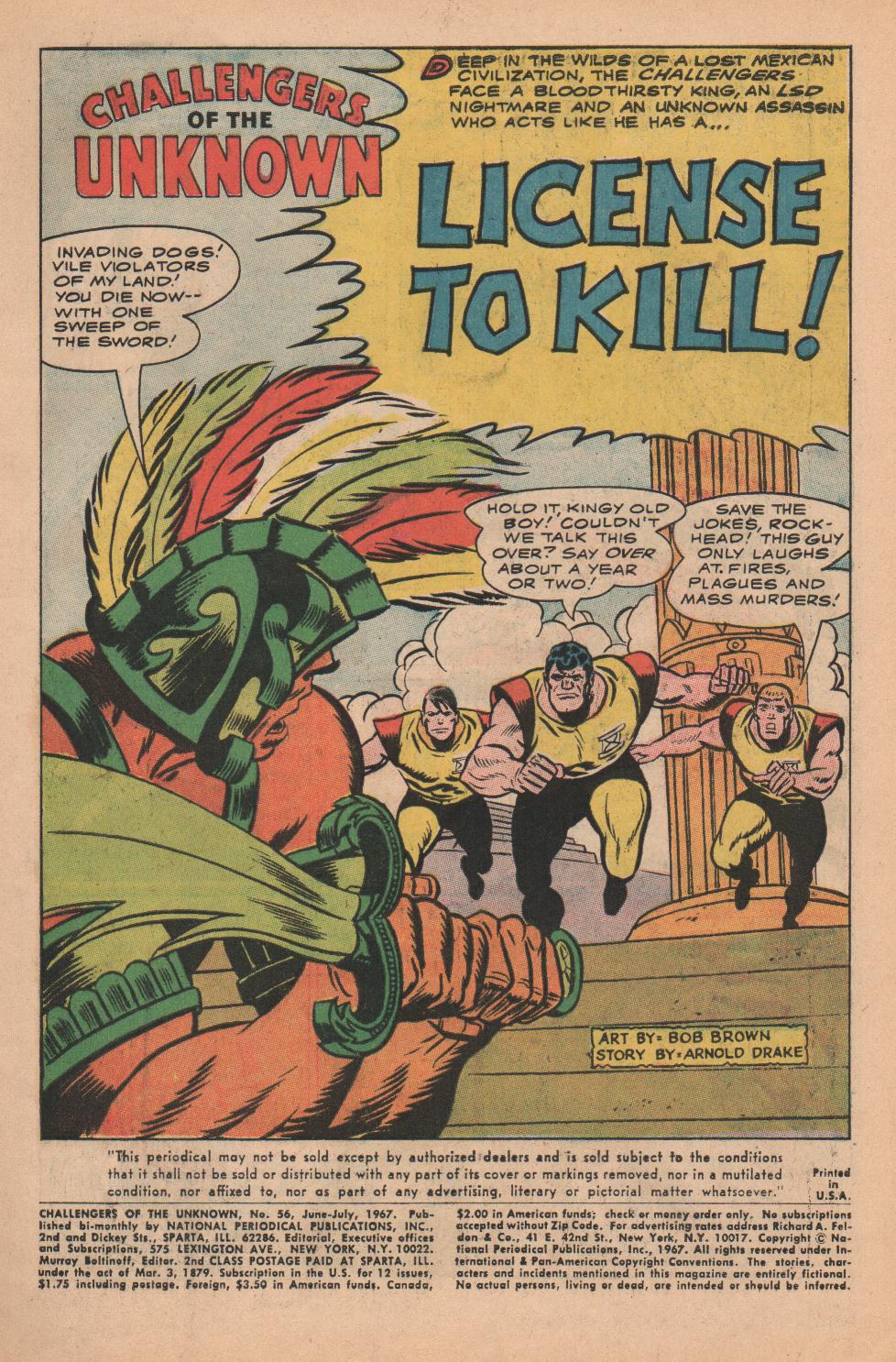 Read online Challengers of the Unknown (1958) comic -  Issue #56 - 3