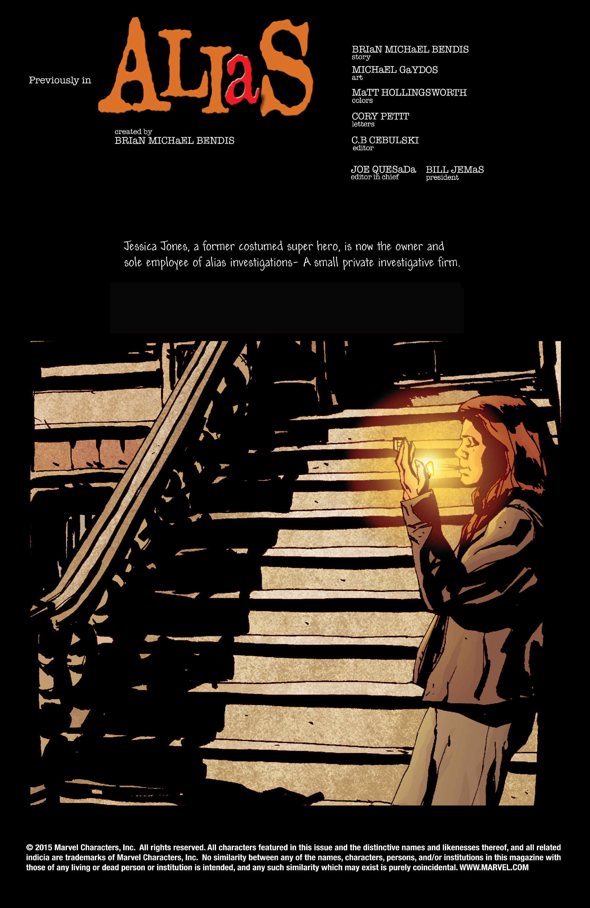 Read online Alias comic -  Issue #18 - 2